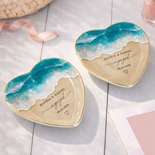 Load image into Gallery viewer, Personalized Heart Shape Jewelry Dish Custom Name Gift for Engagement