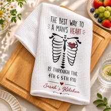 Load image into Gallery viewer, Personalized Kitchen Towel Funny Anatomical Gift for Couples