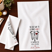 Load image into Gallery viewer, Personalized Kitchen Towel Funny Anatomical Gift for Couples