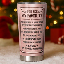 Load image into Gallery viewer, Personalized Couple Tumbler Custom Artwork 20oz Gift