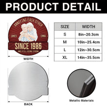 Load image into Gallery viewer, Custom Shaped Metal Sign Personalized Couple Gift Decor