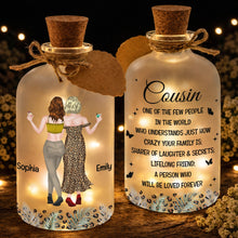 Load image into Gallery viewer, Personalized Short Bottle Light Custom Name Gift for Cousin