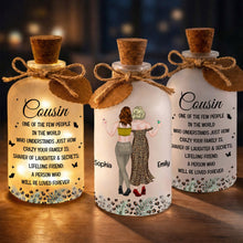 Load image into Gallery viewer, Personalized Short Bottle Light Custom Name Gift for Cousin