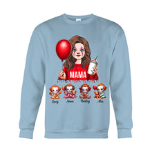 Load image into Gallery viewer, Personalized Mama of Nightmares T-Shirt & Hoodie Gift for Mom