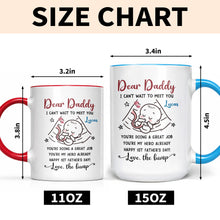 Load image into Gallery viewer, Personalized Accent Mug Custom Message for Dad 1st Father's Day Gift