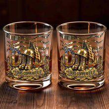 Load image into Gallery viewer, Personalized Custom Whiskey Glass for Dad with 3D Design