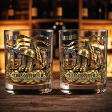 Load image into Gallery viewer, Personalized Custom Whiskey Glass for Dad with 3D Design