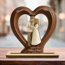 Load image into Gallery viewer, Personalized 2-Layer Wood Plaque Custom Family Gift for Dad