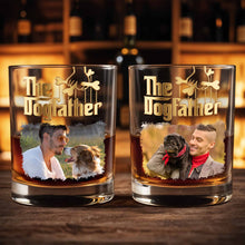 Load image into Gallery viewer, Personalized Custom Photo Whiskey Glass Gift for Dog Dad