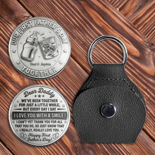 Load image into Gallery viewer, Personalized Pocket Hug Custom Message Gift for Dad's 1st Father's Day