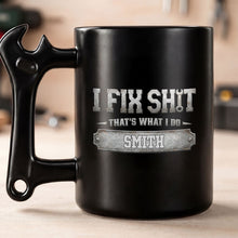 Load image into Gallery viewer, Personalized Wrench Handle Coffee Mug Custom Name Gift for Dad