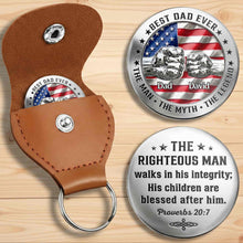 Load image into Gallery viewer, Personalized Pocket Hug Best Dad Ever Gift Custom Token