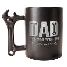 Load image into Gallery viewer, Personalized Wrench Handle Coffee Mug Custom Gift for Dad