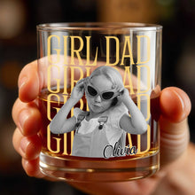Load image into Gallery viewer, Personalized Custom Whiskey Glass Photo Upload Gift for Dad