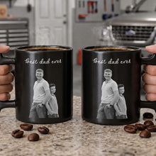 Load image into Gallery viewer, Personalized Wrench Handle Coffee Mug Custom Photo Gift for Dad
