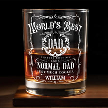 Load image into Gallery viewer, Personalized Custom Whiskey Glass Gift for Dad - Elegant Dad's Gift