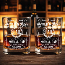 Load image into Gallery viewer, Personalized Custom Whiskey Glass Gift for Dad - Elegant Dad's Gift