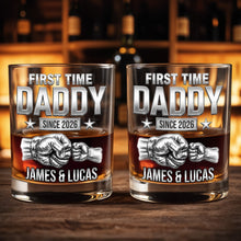 Load image into Gallery viewer, Personalized Custom Whiskey Glass Gift for Dad - 1st Father's Day