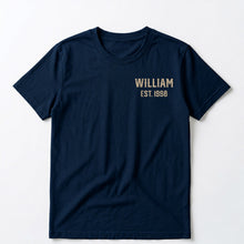 Load image into Gallery viewer, Personalized Custom T-Shirt for Dad with Raccoon & Fries