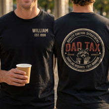 Load image into Gallery viewer, Personalized Custom T-Shirt for Dad with Raccoon & Fries
