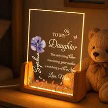Load image into Gallery viewer, Personalized Acrylic Night Light Custom Name Gift for Daughter