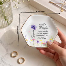 Load image into Gallery viewer, Personalized Hexagonal Jewelry Dish Custom Gift for Daughter