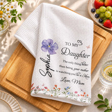 Load image into Gallery viewer, Personalized Kitchen Towel Custom Name Gift for Daughter
