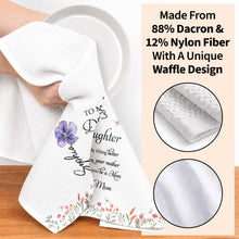Load image into Gallery viewer, Personalized Kitchen Towel Custom Name Gift for Daughter