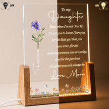 Load image into Gallery viewer, Personalized Acrylic Night Light Custom Name Gift for Daughter