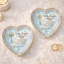 Load image into Gallery viewer, Personalized Heart Jewelry Dish Custom Name Gift for Bride