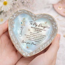 Load image into Gallery viewer, Personalized Heart Jewelry Dish Custom Name Gift for Bride