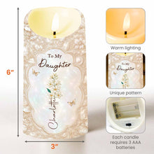 Load image into Gallery viewer, Personalized LED Candle Custom Name Gift for Daughter Wedding Day