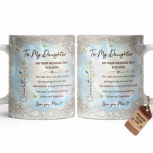 Load image into Gallery viewer, Personalized Edge-to-Edge Mug Wedding Gift for Daughter