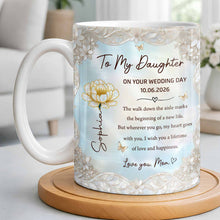 Load image into Gallery viewer, Personalized Edge-to-Edge Mug Wedding Gift for Daughter