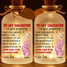 Load image into Gallery viewer, Personalized Frosted Short Bottle Light Custom Name Gift for Daughter