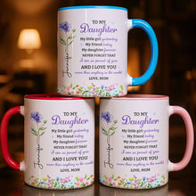 Load image into Gallery viewer, Personalized Accent Mug Custom Name Gift for Daughter