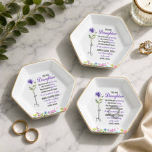 Load image into Gallery viewer, Personalized Hexagonal Jewelry Dish Custom Gift for Daughter
