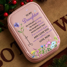 Load image into Gallery viewer, Personalized Jewelry Box with LED Mirror Custom Name Gift for Daughter