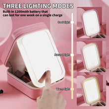 Load image into Gallery viewer, Personalized Jewelry Box with LED Mirror Custom Name Gift for Daughter