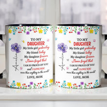 Load image into Gallery viewer, Personalized Accent Mug Custom Name Gift for Daughter