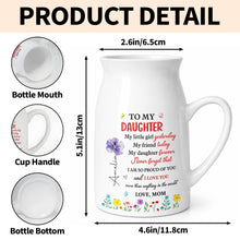 Load image into Gallery viewer, Personalized Ceramic Flower Vase Custom Name Gift for Daughter