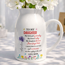 Load image into Gallery viewer, Personalized Ceramic Flower Vase Custom Name Gift for Daughter