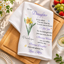 Load image into Gallery viewer, Personalized Kitchen Towel Custom Message Gift for Daughter