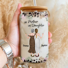 Load image into Gallery viewer, Personalized Clear Glass Can Custom Name Gift for Mom