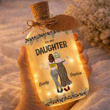 Load image into Gallery viewer, Personalized Frosted Glass Short Bottle Light for Daughter Gift