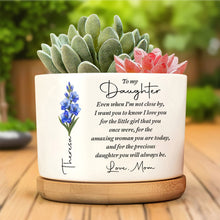 Load image into Gallery viewer, Personalized Ceramic Plant Pot Custom Name Gift for Daughter