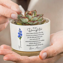 Load image into Gallery viewer, Personalized Ceramic Plant Pot Custom Name Gift for Daughter