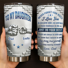 Load image into Gallery viewer, Personalized 20oz Stainless Steel Tumbler for Daughter Gift
