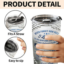 Load image into Gallery viewer, Personalized 20oz Stainless Steel Tumbler for Daughter Gift