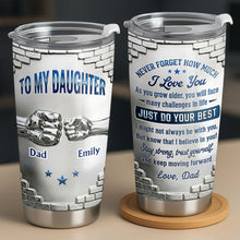 Load image into Gallery viewer, Personalized 20oz Stainless Steel Tumbler for Daughter Gift